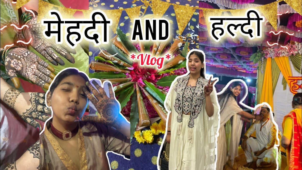 Fam VLOG♥: mehndi & Haldi vlog 🫶🏻✨ || Desi baddie 