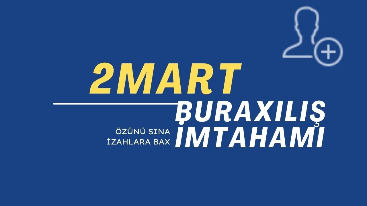 📚 2 Mart 2025 Buraxılış İmtahanı | İngilis Dili