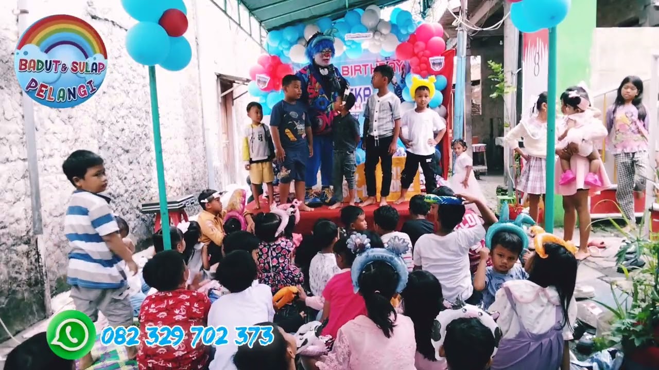 Om Badut Sanggar Pelangi 🌈http://wa.me/6282329702373#badut #viral #semuaorang