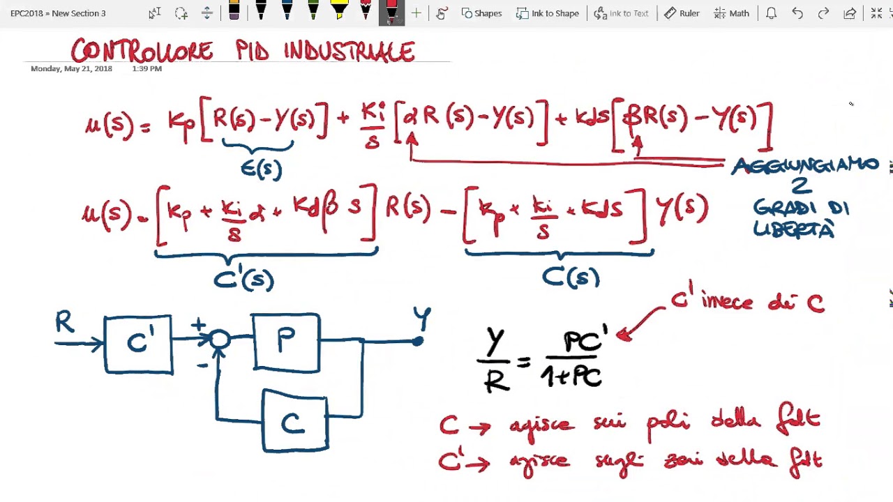 Controllori PID (parte 2 di 2) - Lezione - EPC 2018