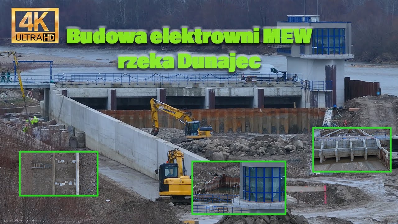 Budowa Małej Elektrowni Wodnej | Dunajec | Construction of Small Hydro electric Power Plant