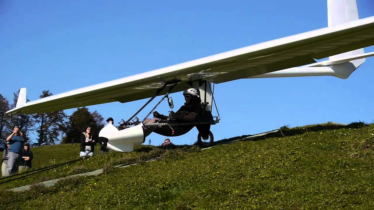 Archaeopteryx: Gummiseilstart (Bungee launch)