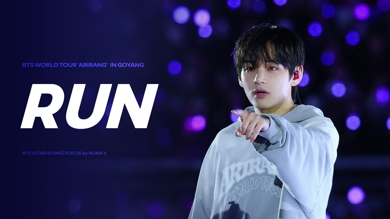 260412 BTS WORLD TOUR 'ARIRANG' in GOYANG - RUN | BTS V FOCUS Fancam | 방탄소년단 뷔 직캠