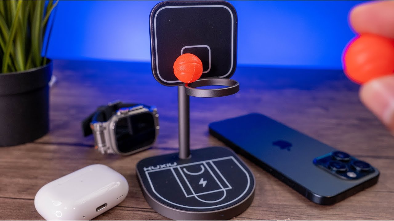 Awesome Holiday Gift! Kuxiu 3-n-1 Wireless Magnetic Fast Charger