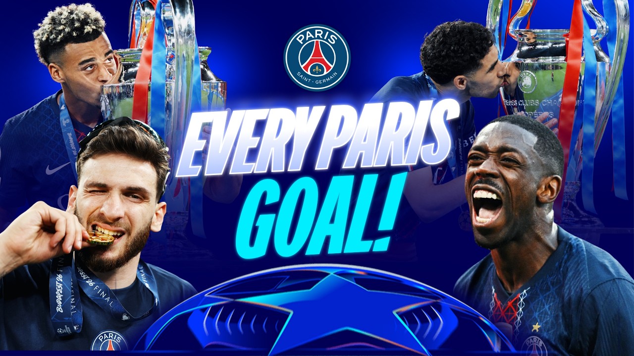 EVERY Paris Saint-Germain Goal To Win The Champions League Final!