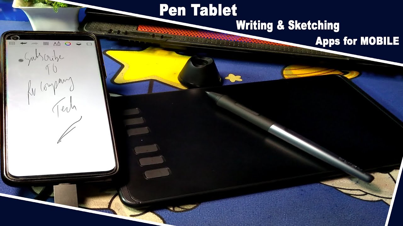 Huion Pen Tablet Normal Writing & Sketching Apps For Mobile