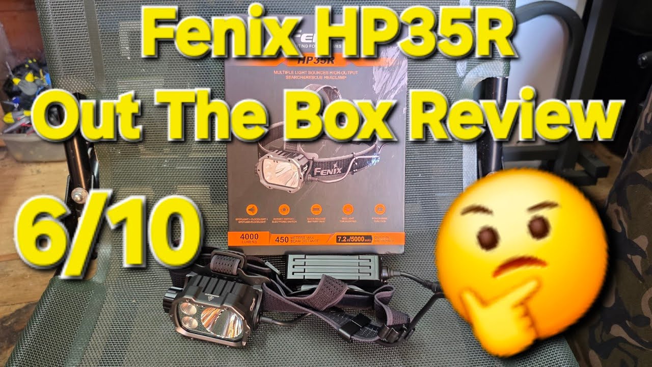 Fenix HP35R Head Light Review Head lights Beach Fishing Boat Fishing Southcoast United Kingdom 