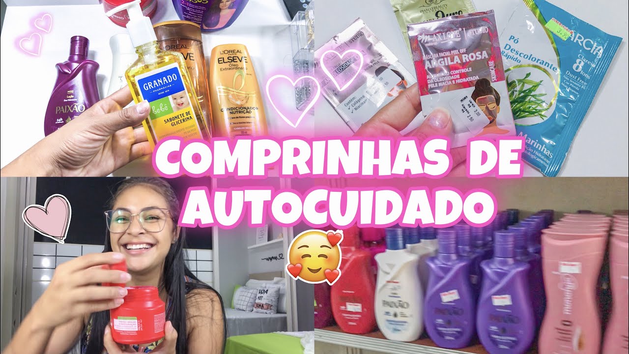 🛍 COMPRANDO PRODUTOS DE AUTOCUIDADO: produtos para cabelo, skincare, self care, higiene pessoal