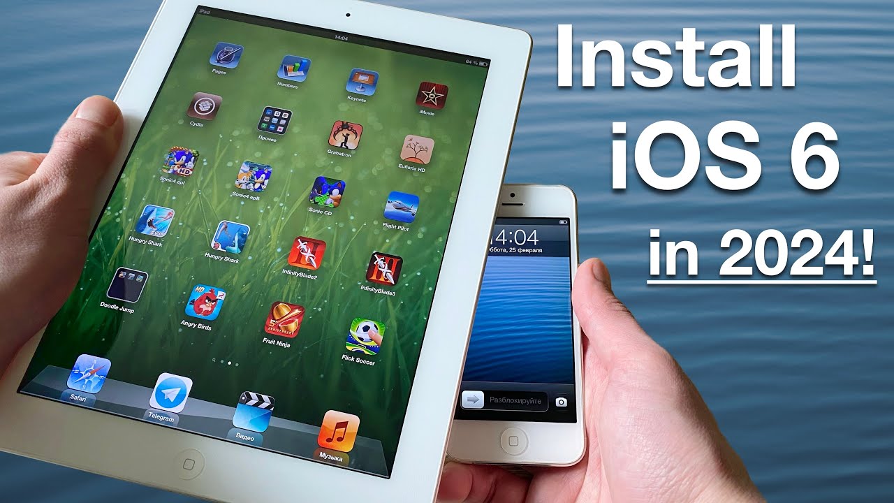 Easy way to INSTALL iOS 6 in 2024 and play old games! iPhone 5 iPad 4 - 100% working solution