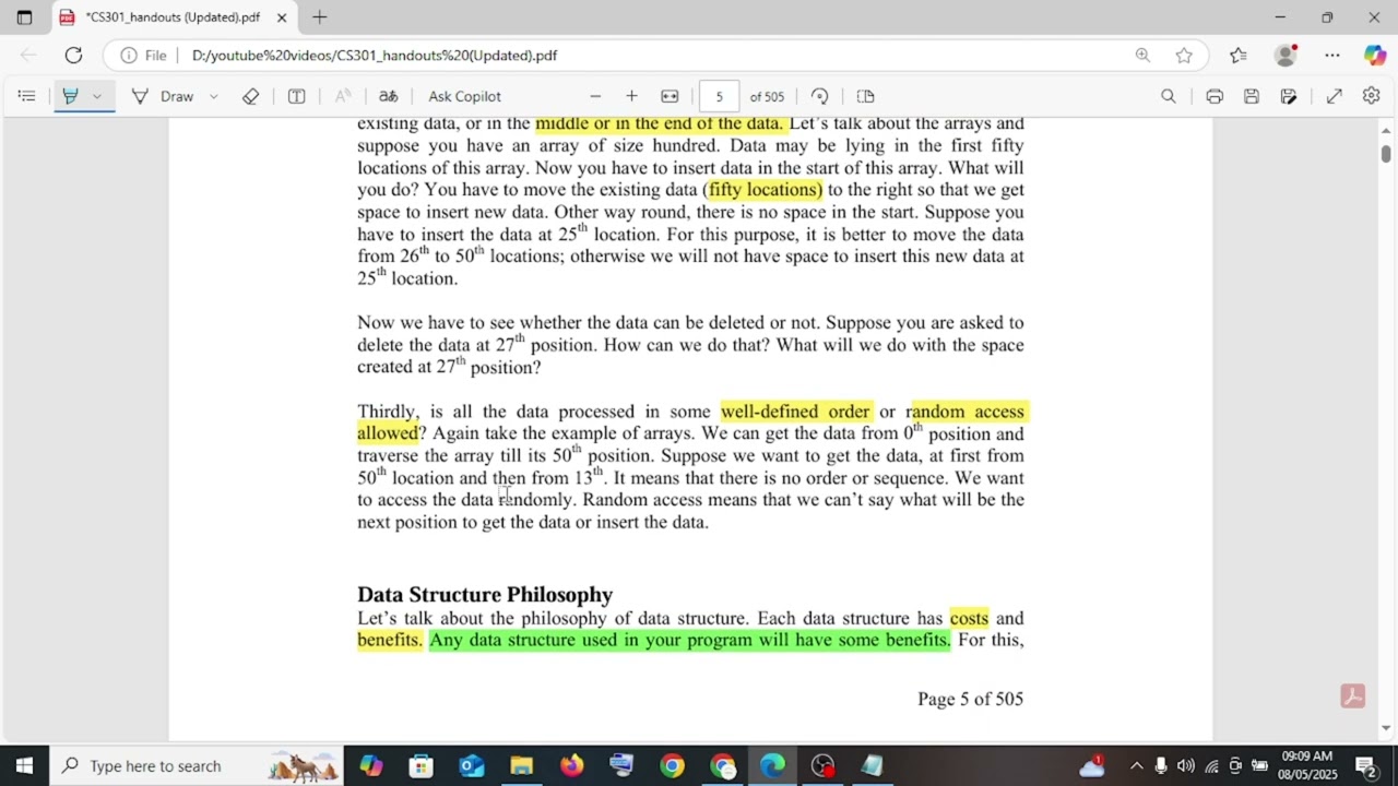CS301 Data Structures Series | Master Data Structures Easily! Lecture 1 to lecture 5