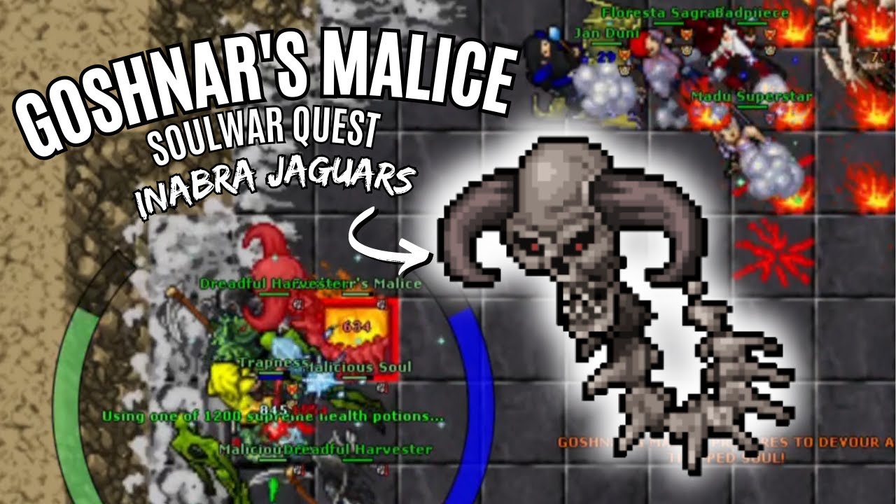 TIBIA - GOSHNAR'S MALICE - SOULWAR MINI BOSS INABRA JAGUARS
