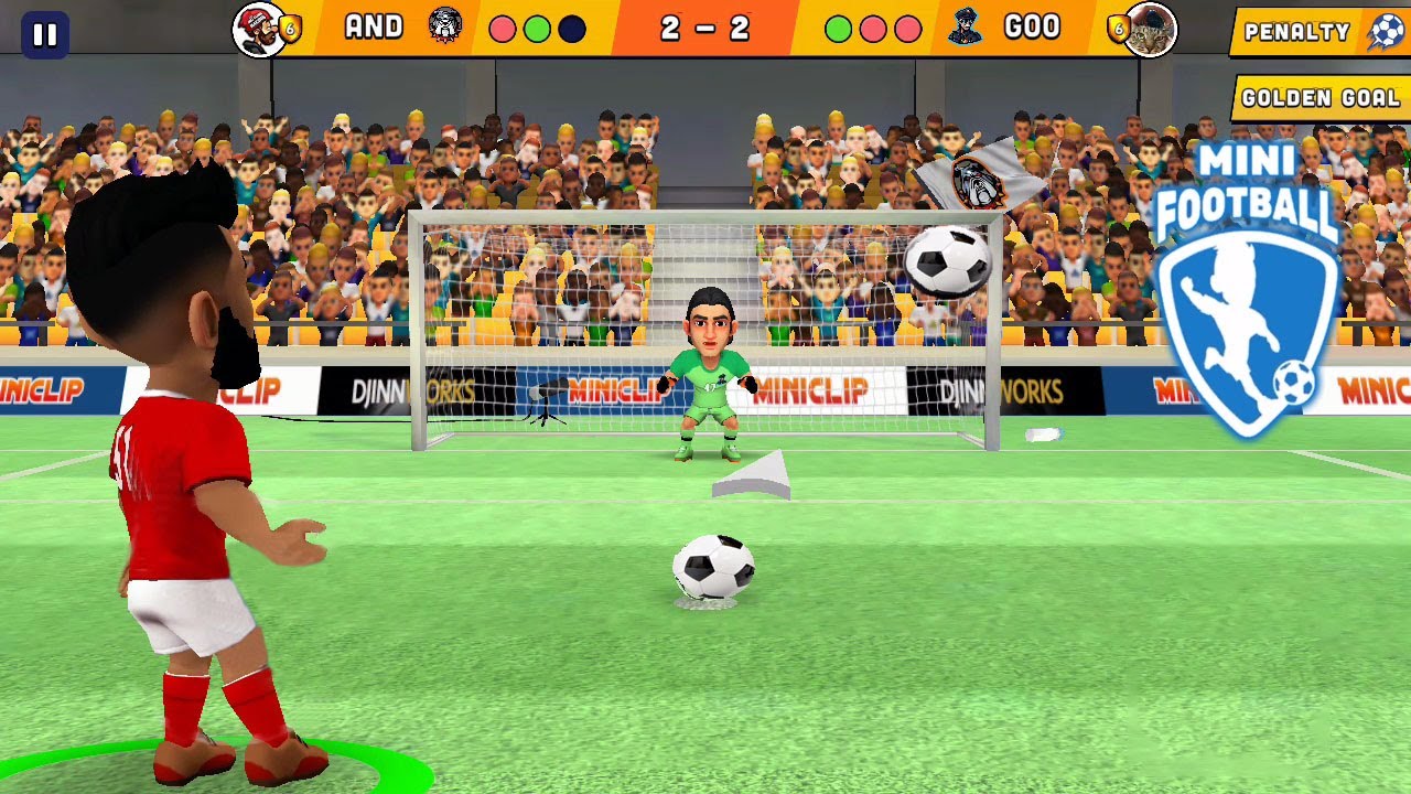 Mini Football Gameplay Послематчевые пенальти выиграл №6