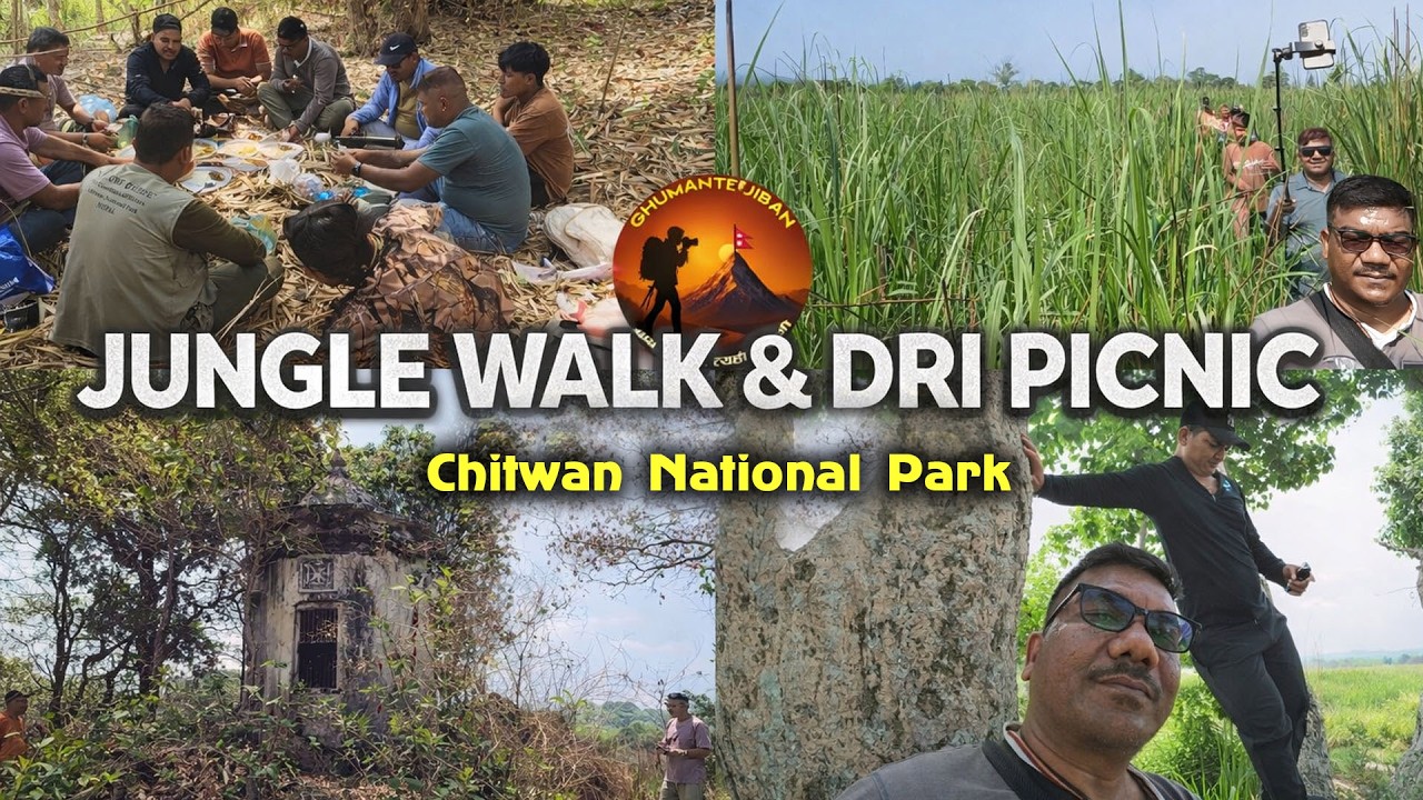 Trekking Chitwan National Park Jungle | Purano Padampur Picnic | Ghumante Jiban