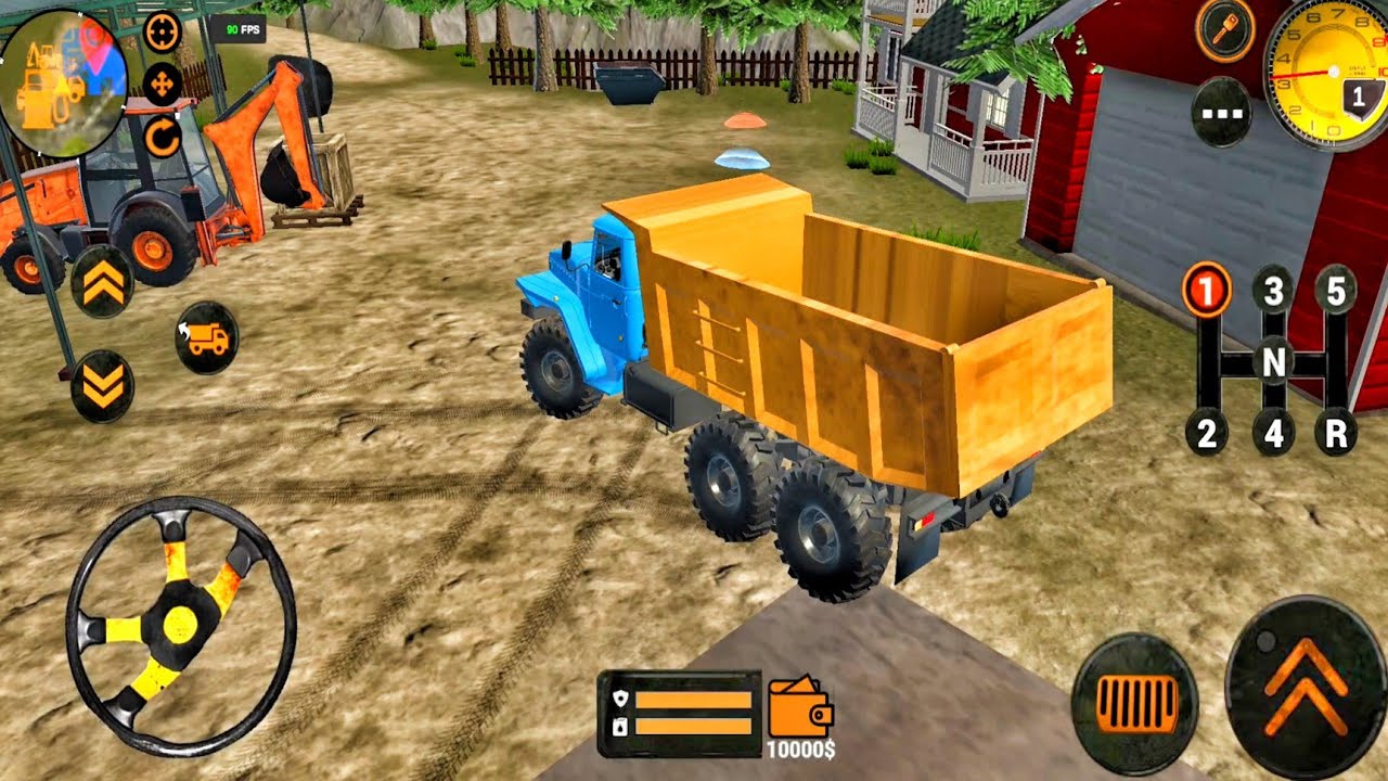 Backhoe Loader JCB Simulator Gameplay - Indian Vehicles JCB Truck Driving - Android Gameplay