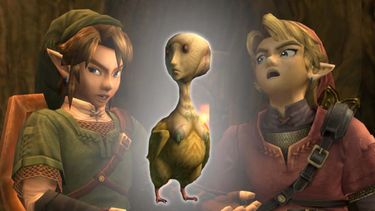 У этой птицы(?) из Twilight Princess Co-op есть странная особенность...
