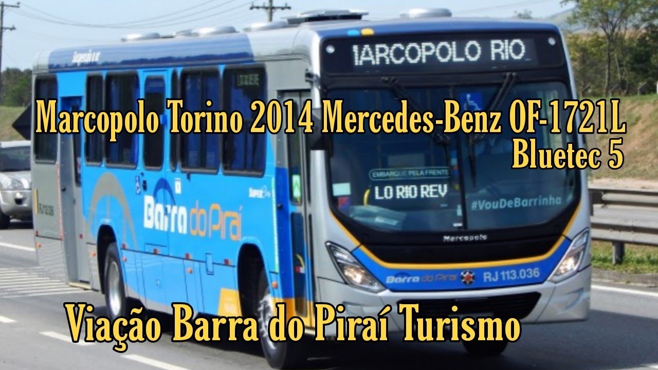 ✅[ Barra do Piraí X Piraí ] Marcopolo Torino 2014 Mercedes-Benz OF-1721L
