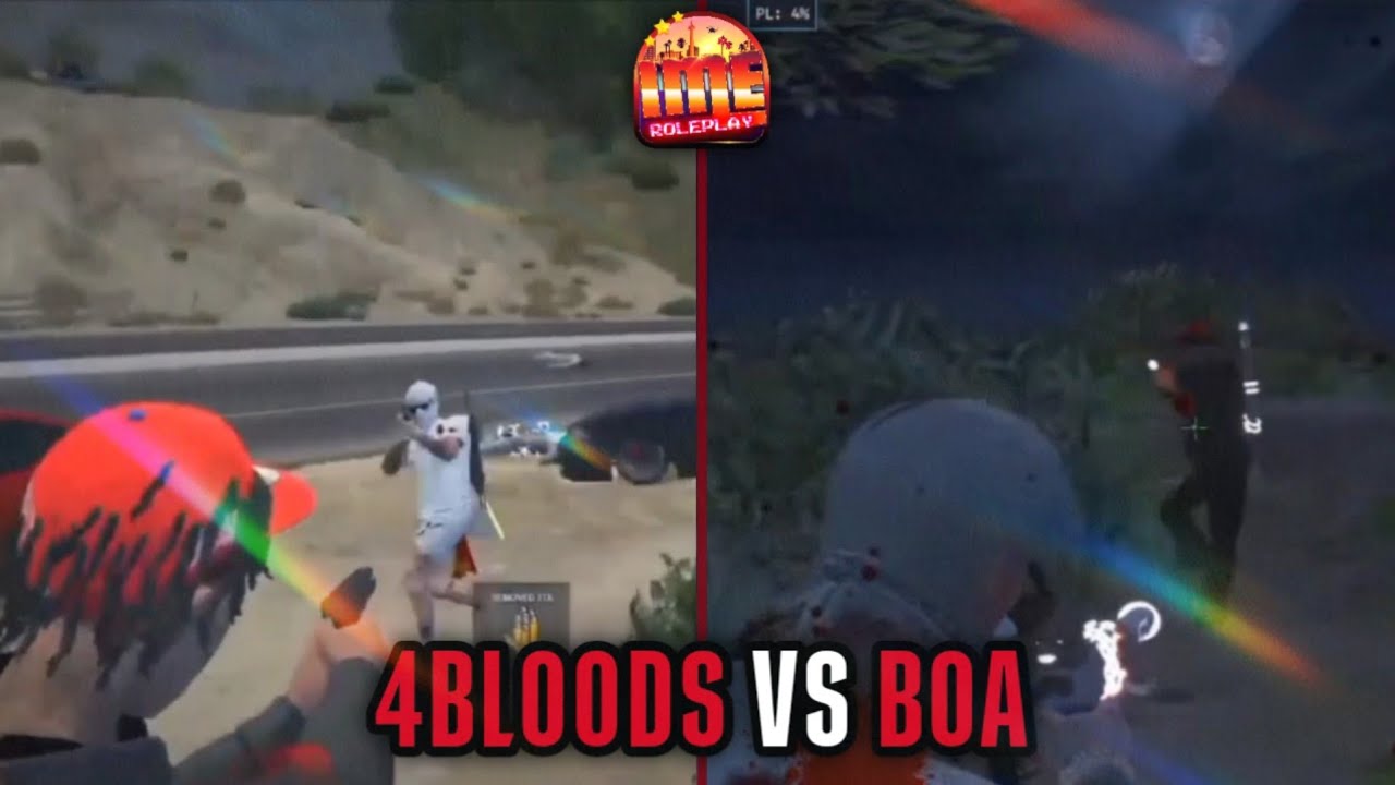4BLOODS VS BOA!! PECAH DI TOL!?#ime #imeroleplay #imerp 