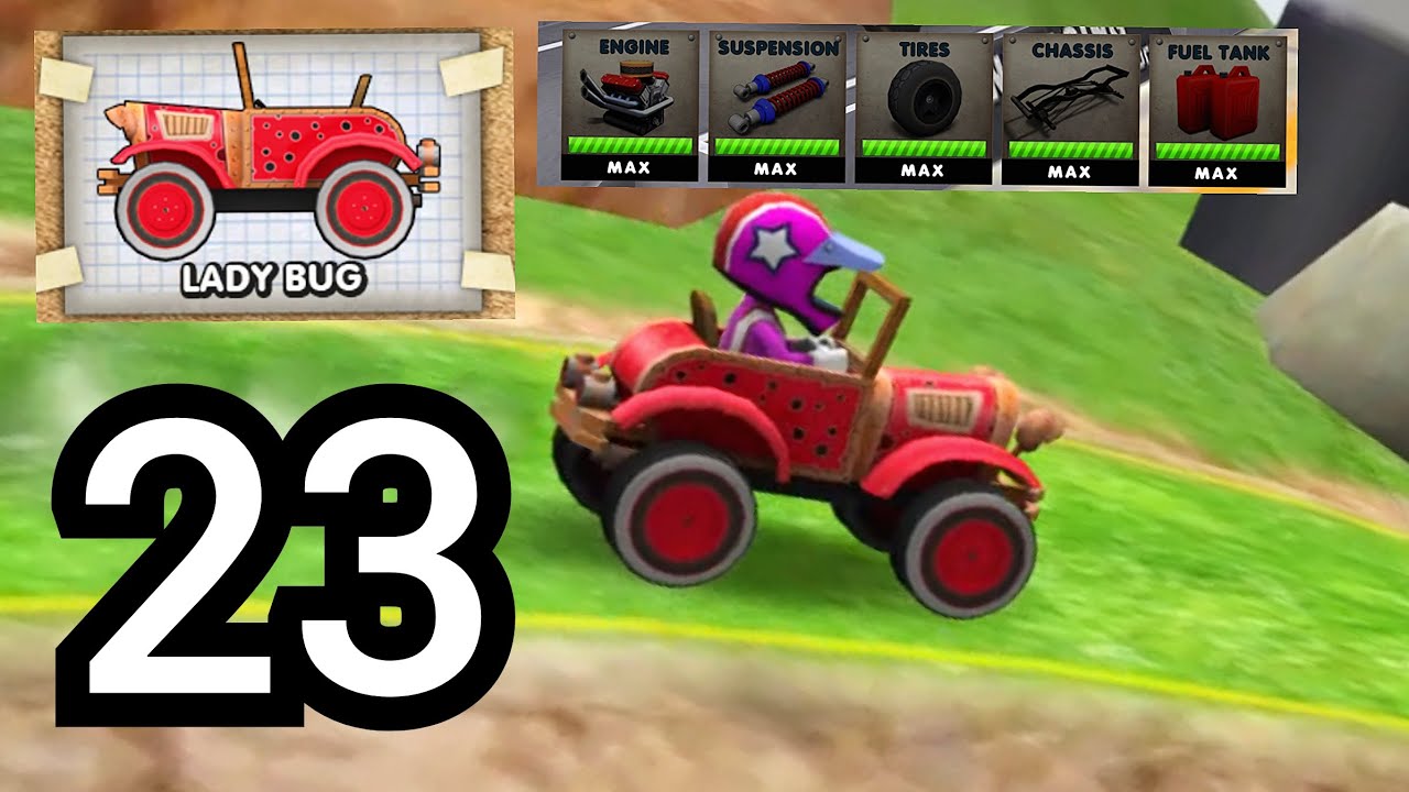 23.Mini Racing Adventures - ALL TRACKS Walkthrough&rarr;(LADY BUG✅)&larr;Mobile Gameplay (Modded)