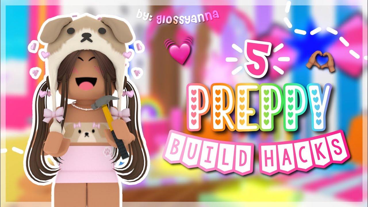 ★ 5 PREPPY ADOPT ME BUILD HACKS!!! ⚡️💓