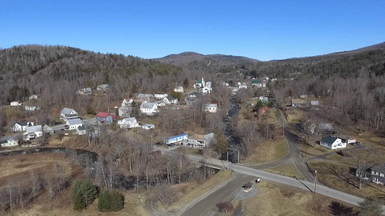 Aerial View of Marshfield VT - DJI Phantom 3 Drone