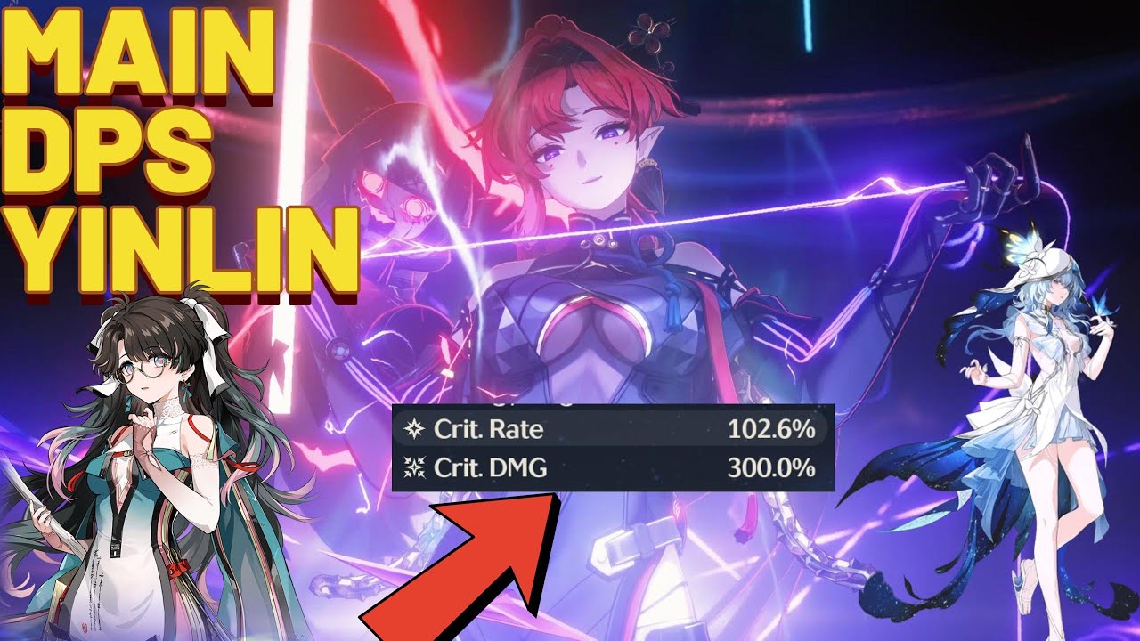 MAIN DPS YINLIN TEAM DDESTROYS INFERNO RIDER- WUTHERING WAVES #yinlin #wuwa