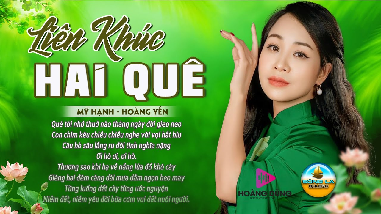 HAI QUÊ - HOÀNG YẾN ➤LK Dân Ca Xứ Nghệ Hay Mê Mẩn Lòng Người - Nhạc Đồng Quê Remix