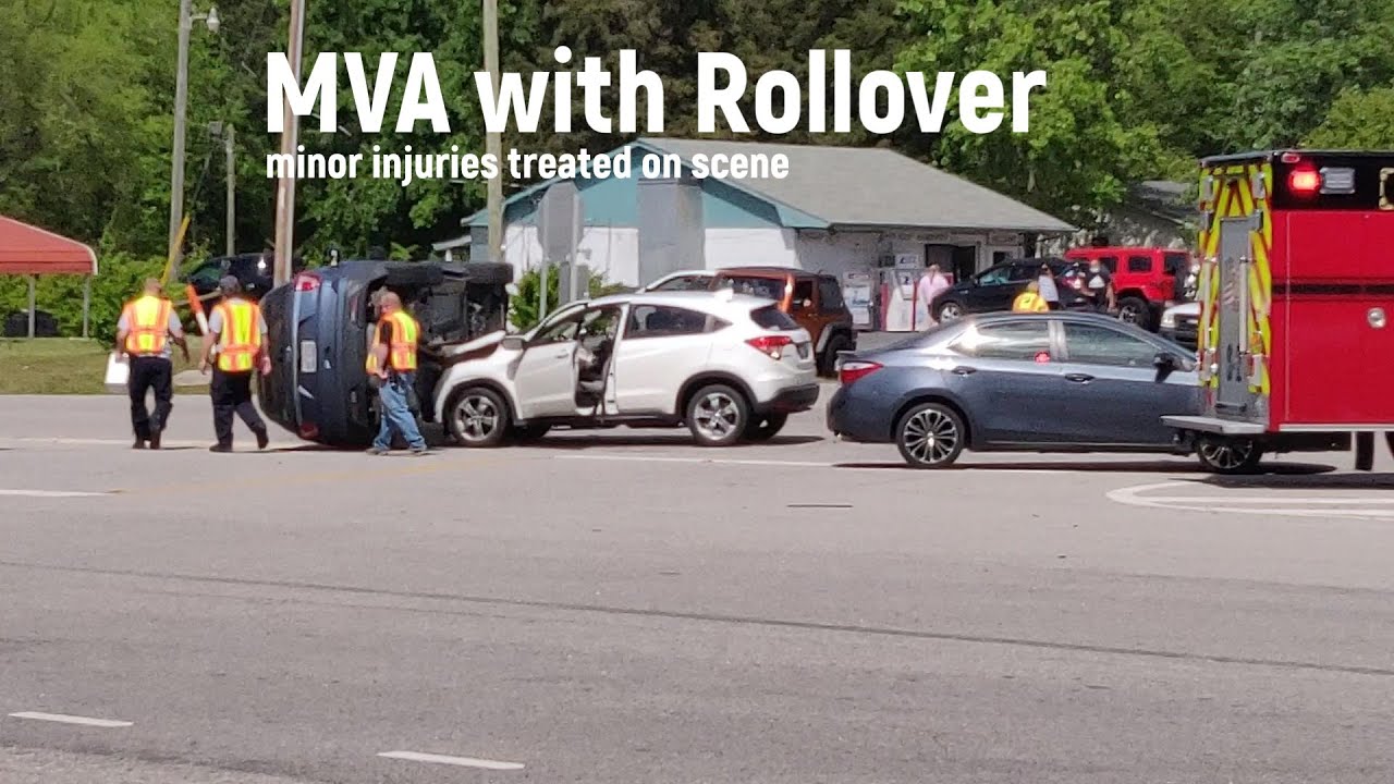 MVA With Rollover | Lesslie Fire-Rescue | SC Highway Patrol | Minor Injuries
