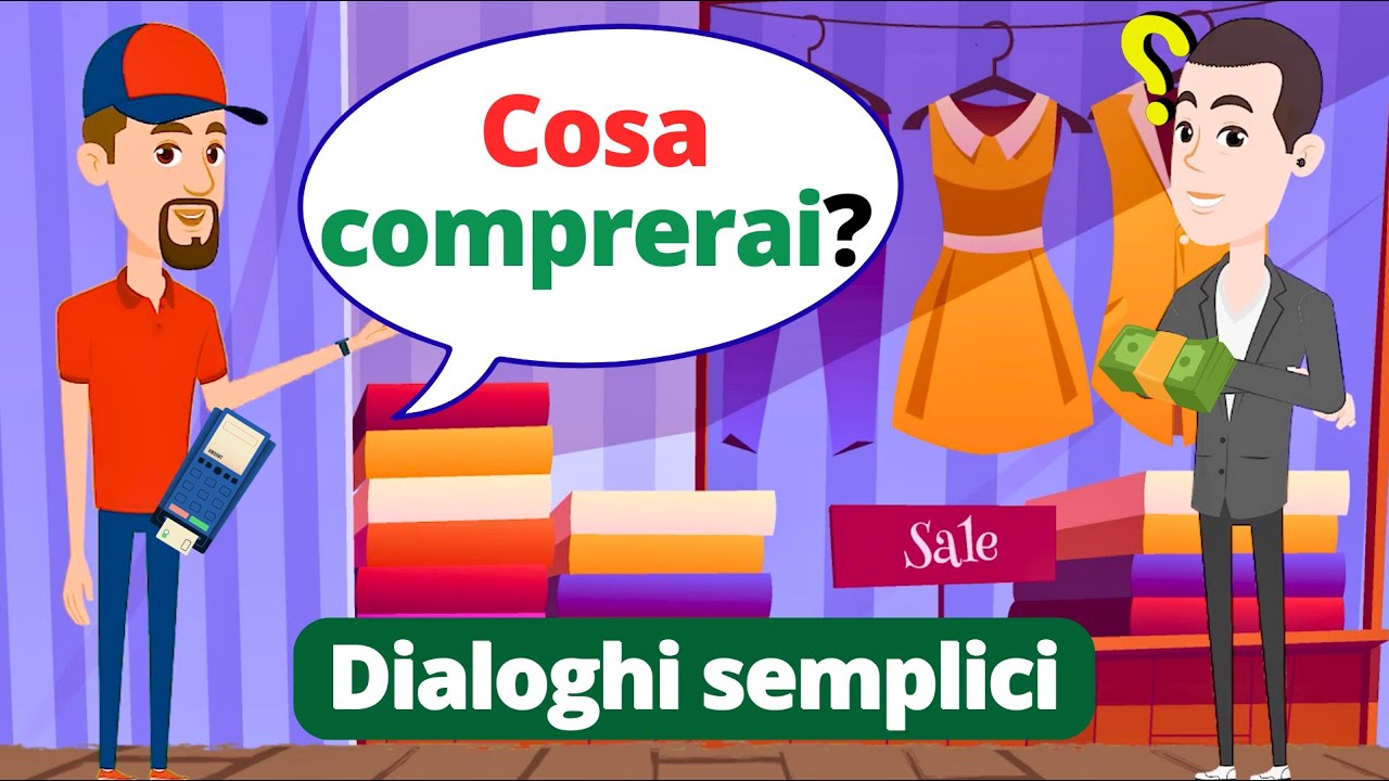 IMPARA L'ITALIANO: Nel negozio | Conversazione in Italiano - LEARN ITALIAN