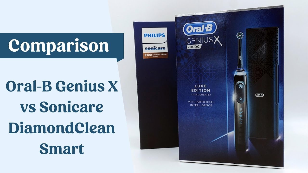Oral-B Genius X vs Sonicare DiamondClean Smart Electric Toothbrush [UK]