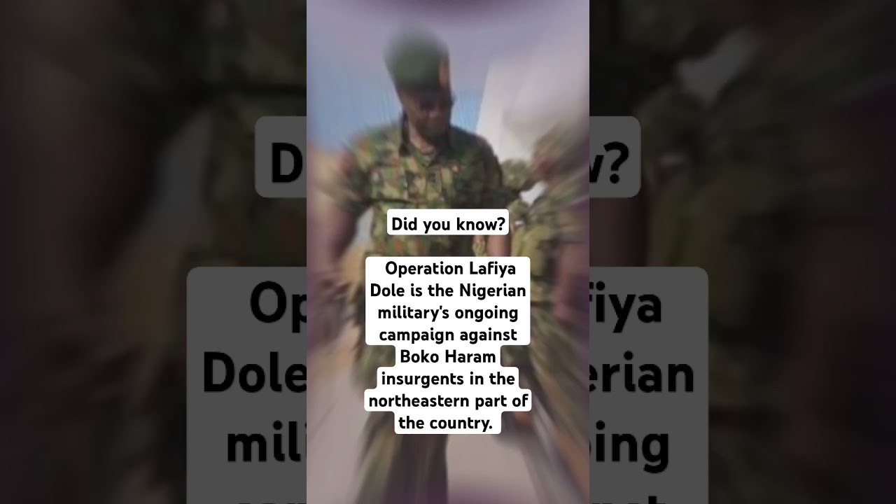 Operation Lafiya Dole. #history #nigeria #trendingshorts #trending #trendingvideo #trend