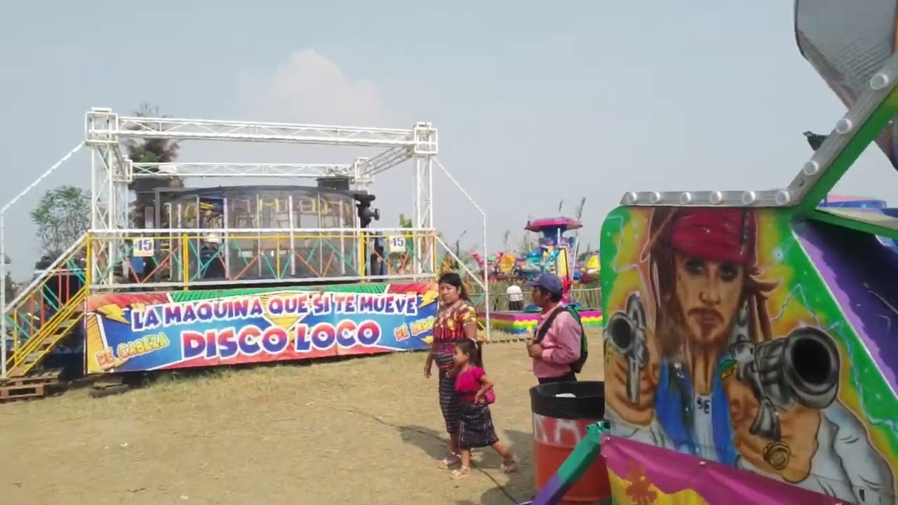 Juegos mecánicos de la feria patronal de Jesús de ascensión de Lo De Bran 1//2024