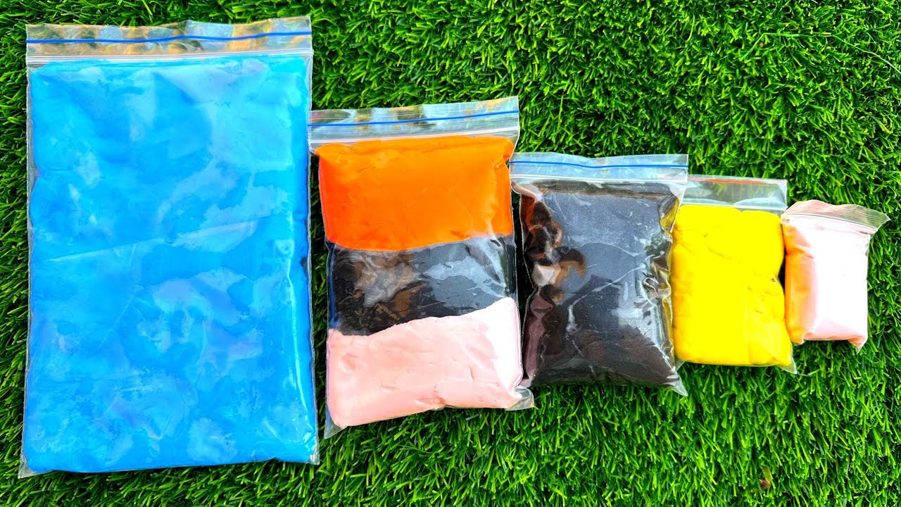 Asmr Clay Unboxing | Small to Large _ super satisfying sounds (3:02 minutes) part 3 