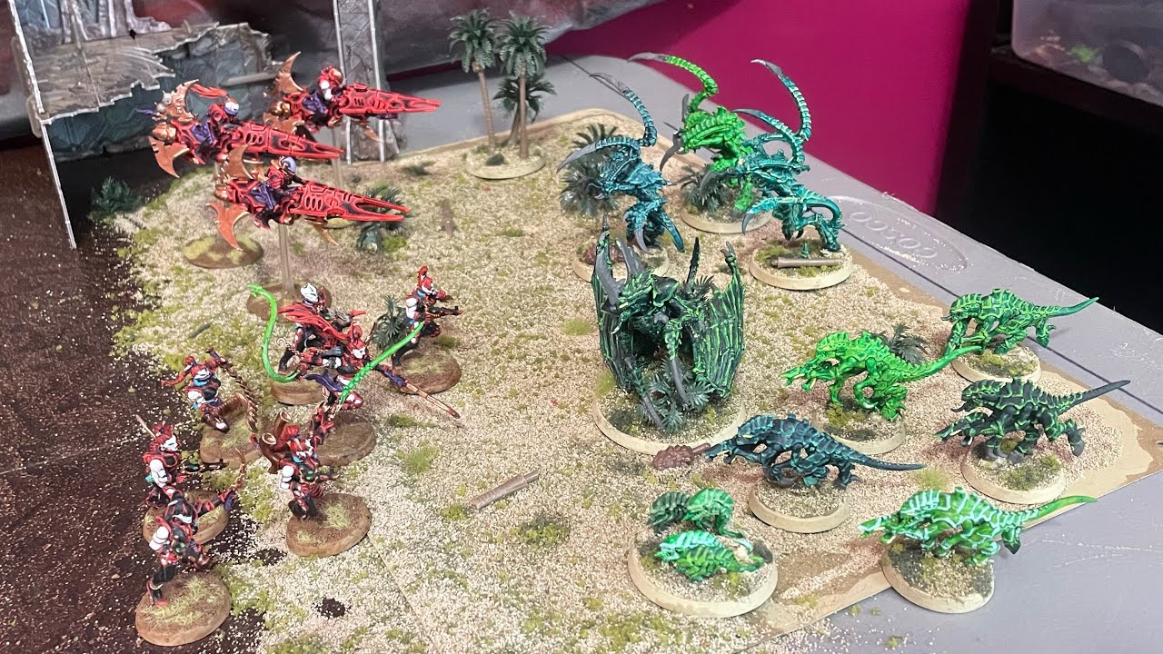 Drukhari Wyches & Reavers vs. Tyranids