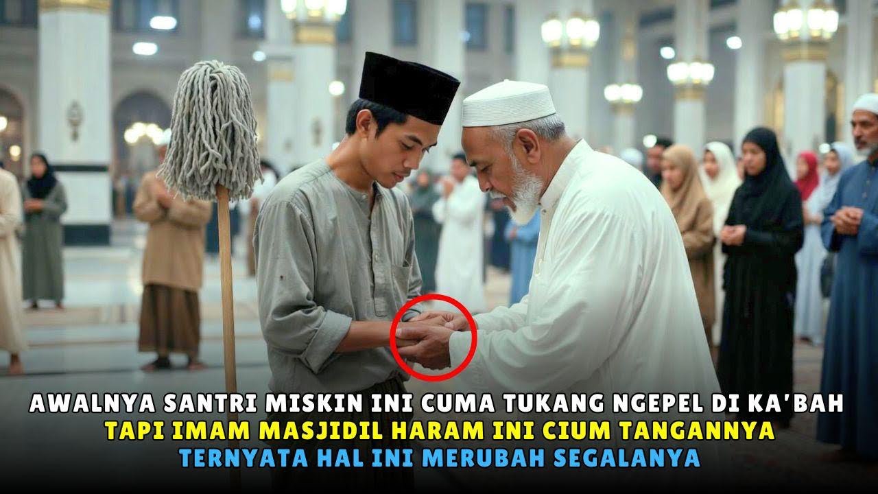 Imam Masjidil Haram ini Cium Tangan Tukang Pel Ka