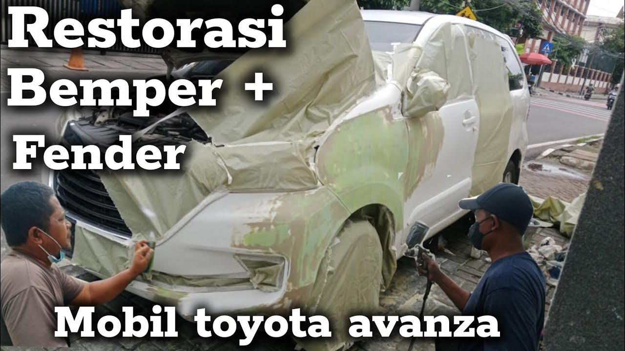 Begini jadinya kalau tukang cat duco abal abal mengerjakan mobil ringsek parah