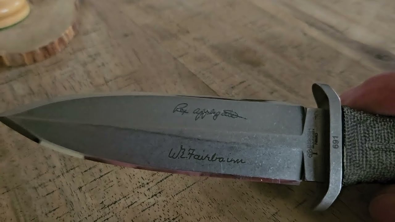 Boker Applegate-Fairbairn A-F 4.5 Dagger completed. I am not happy!