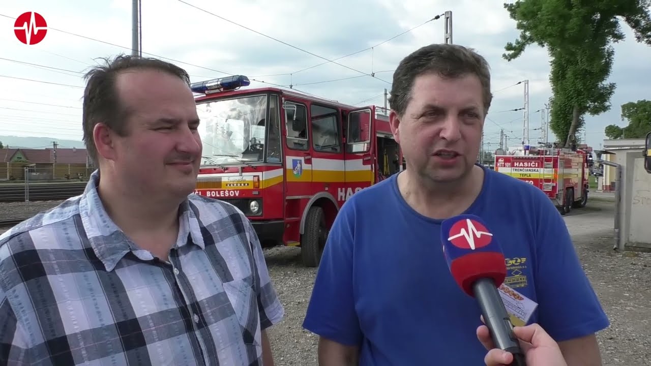 Hasiči opäť sprevádzali električku pri súbežnej jazde, podujatie lákalo davy návštevníkov 20.5.2023