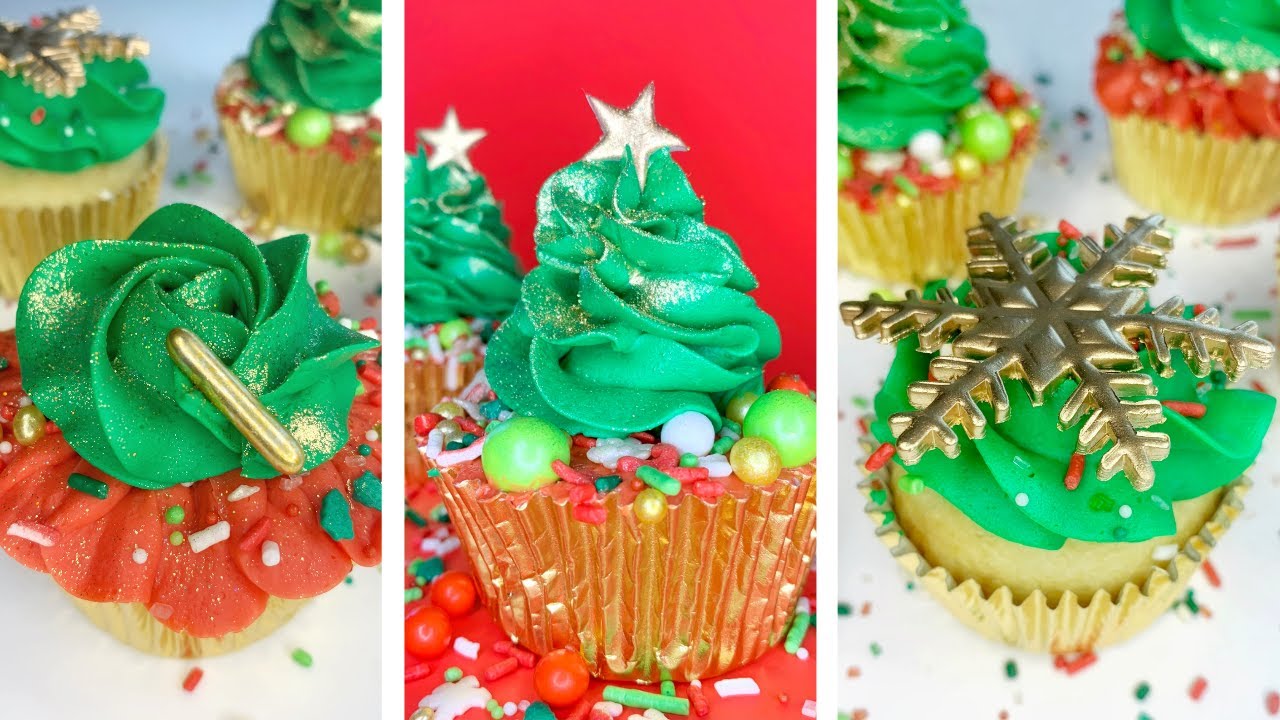 Easy Christmas Cupcakes
