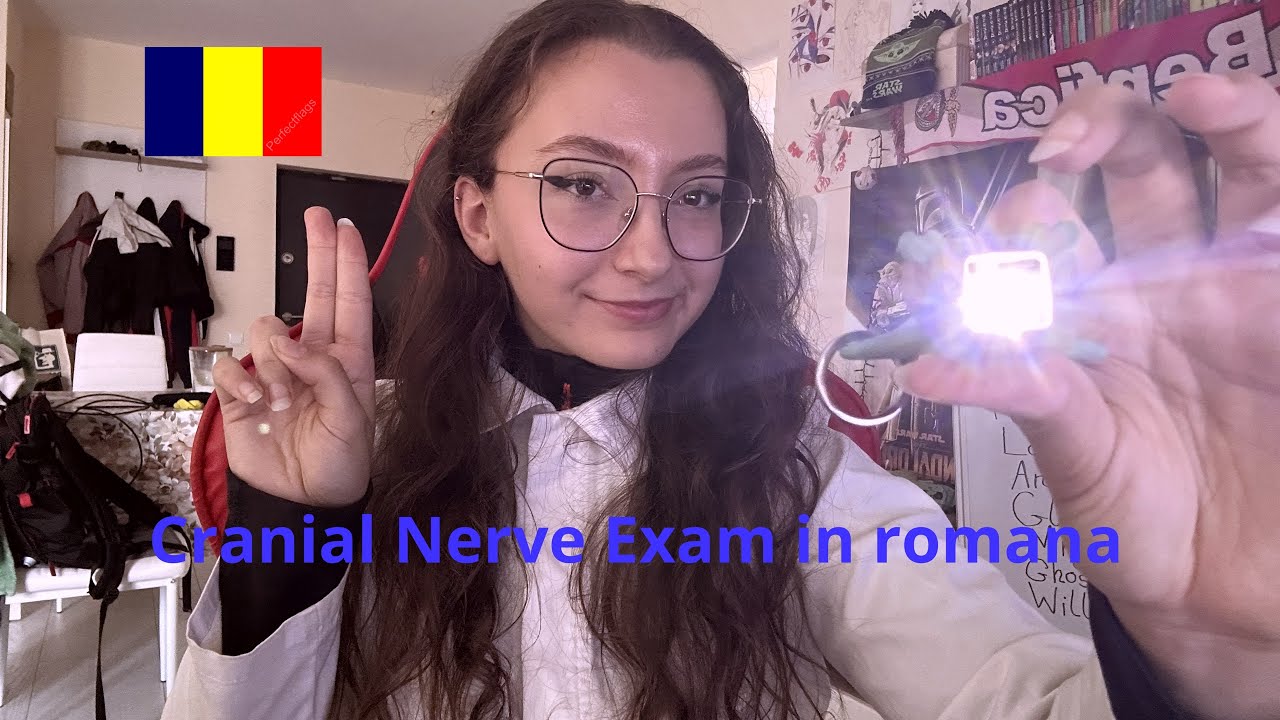 ASMR | Cranial Nerve Exam în Limba Română 🧠🇷🇴