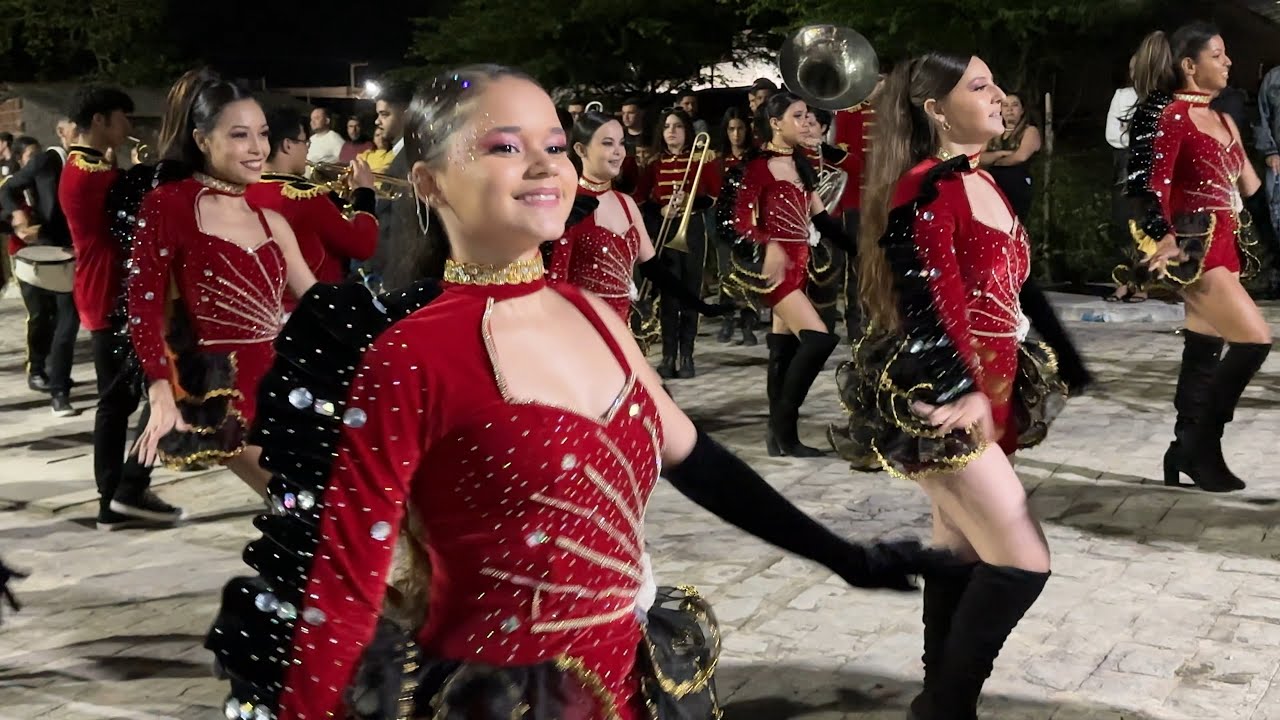 Apresentaçao da banda marcial edinaldo silva souza no desfile civico na cidade do damiao