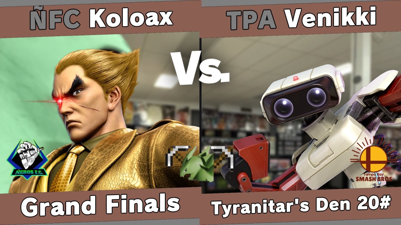 Tyranitar's Den 20 - Koloax (Kazuya) vs Venikki (R.O.B.) - Grand Finals