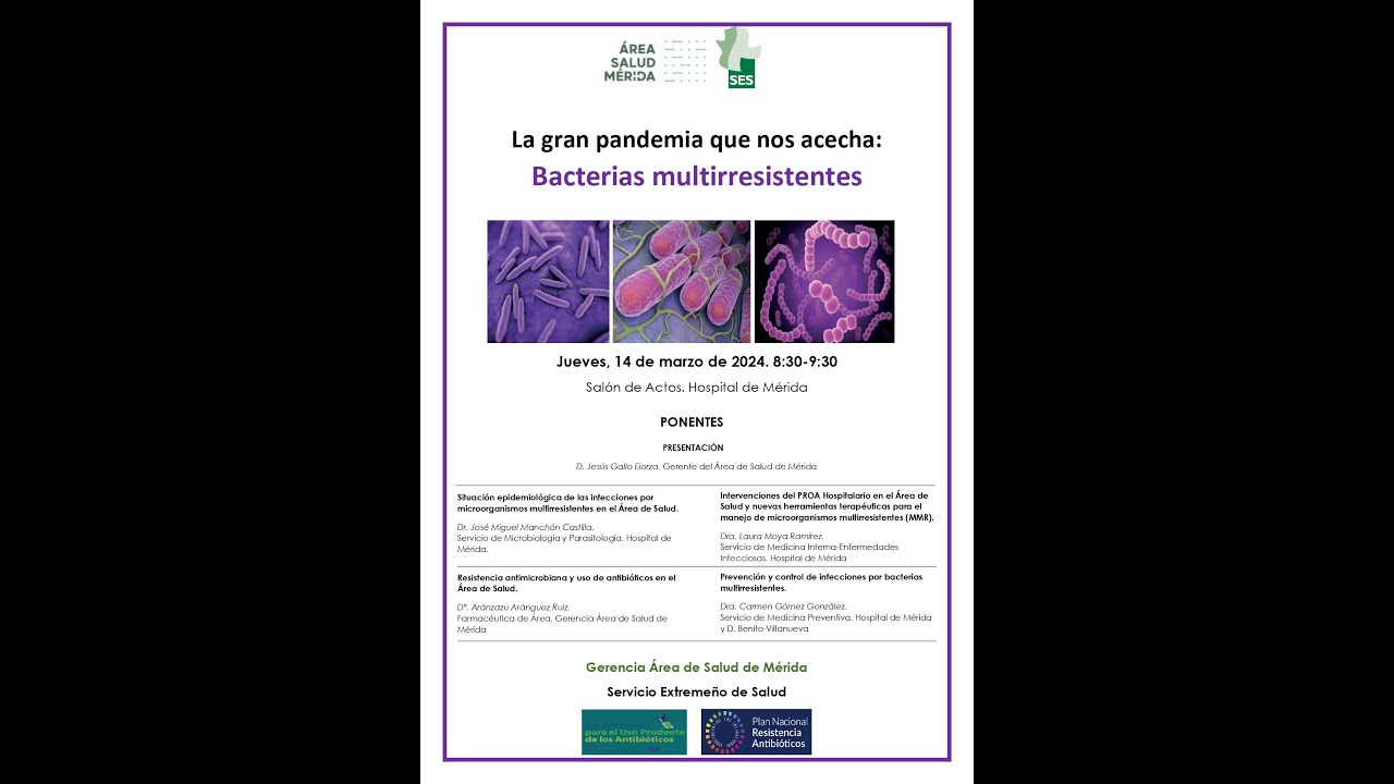 La gran pandemia que nos acecha: Bacterias multirresistentes