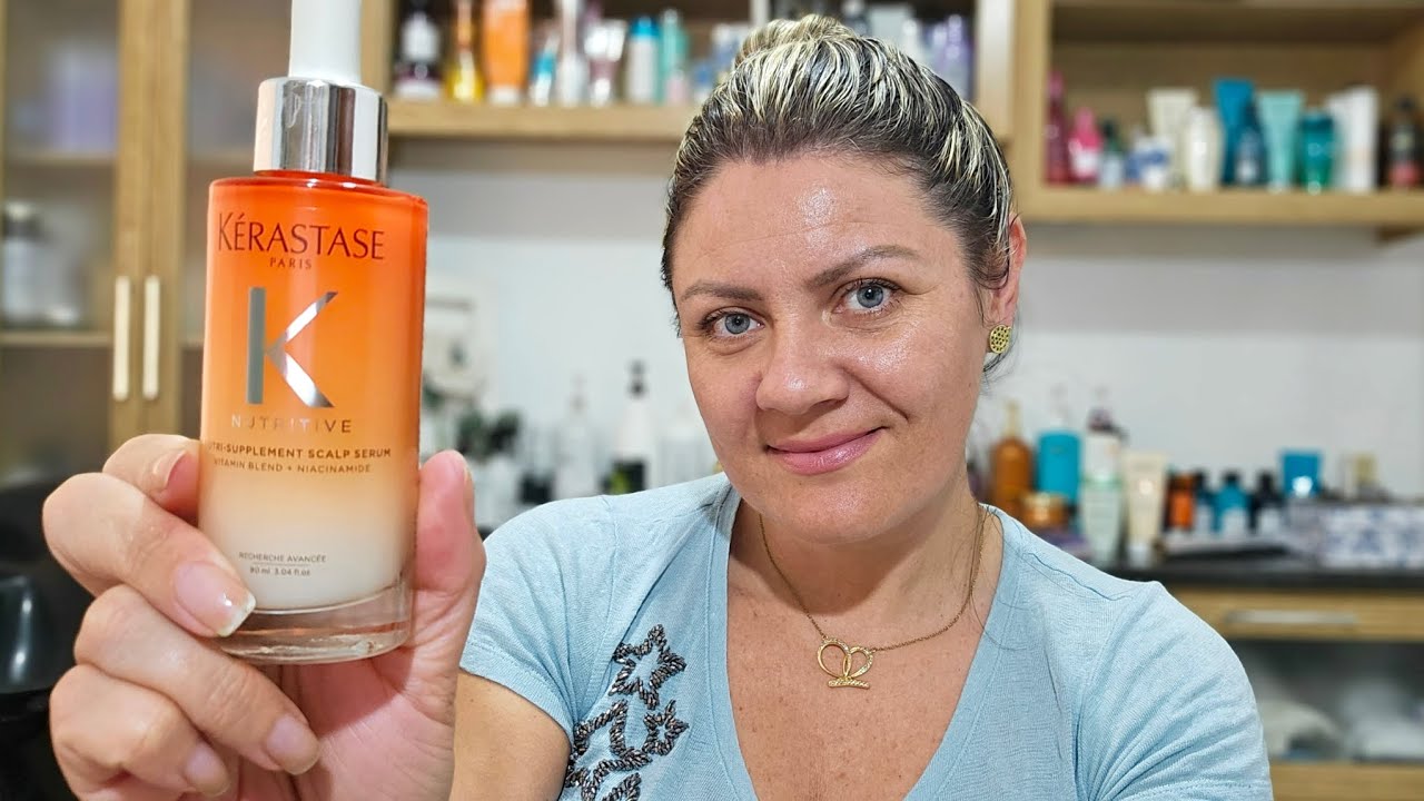 Kérastase nutri suplement scapl serum Tratamento  vitaminado p/ o couro cabeludo #kerastase #cabelo