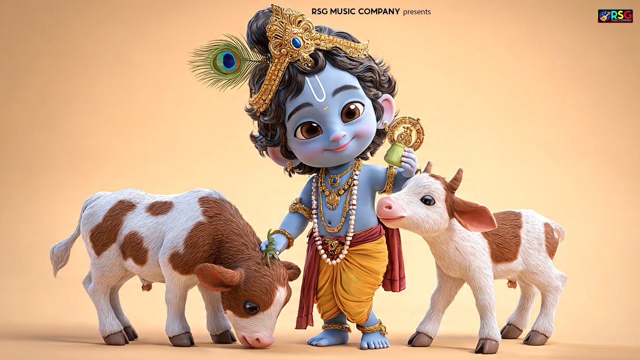 छोटी छोटी गैया छोटे छोटे ग्वाल। Choti Choti Gaiya Chote Chote Gwal। #kanha #krishna #krishnabhajan