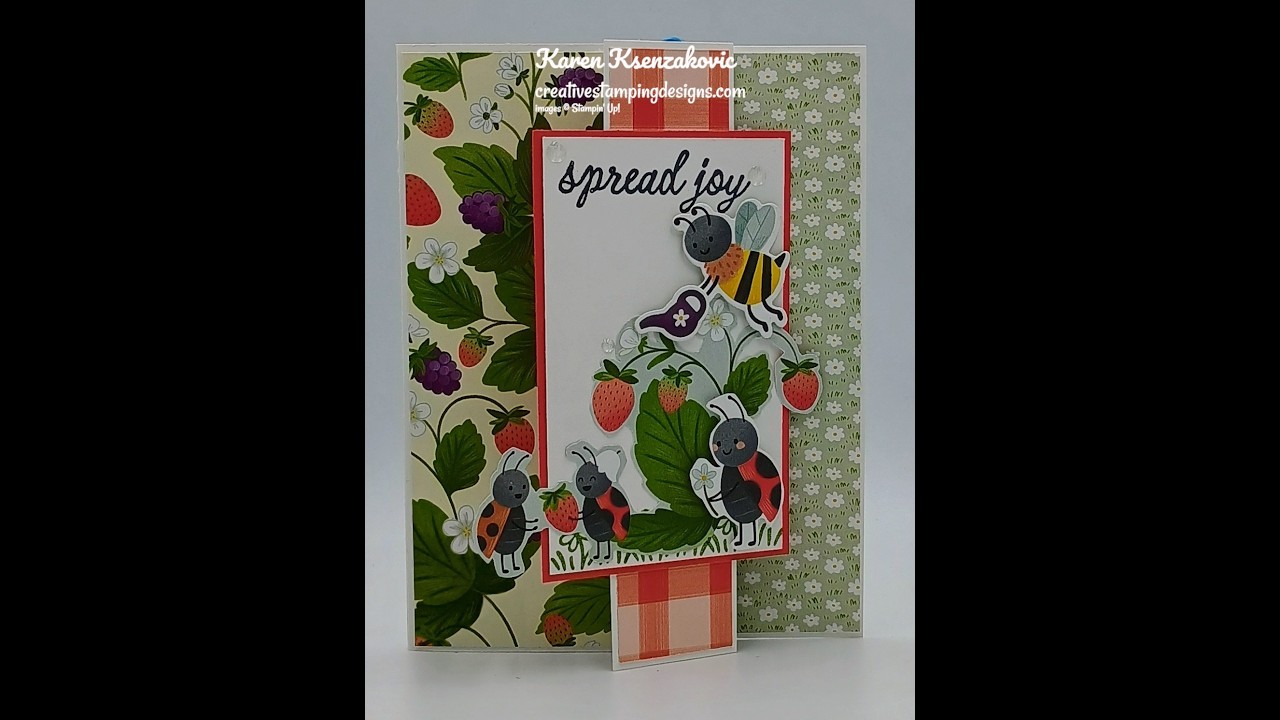 Видеоурок по созданию фигурок Sweet Bugs от Stampin' Up!