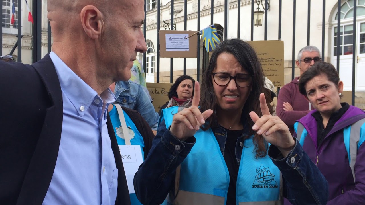 A Nantes et Angers les sourds font du bruit pour se faire entendre