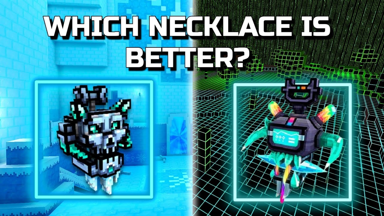 CORRUPTED NECKLACE OF THE ICE KING VS ORIGINAL NOTIK DETAILED COMPARISON - PIXEL GUN 3D