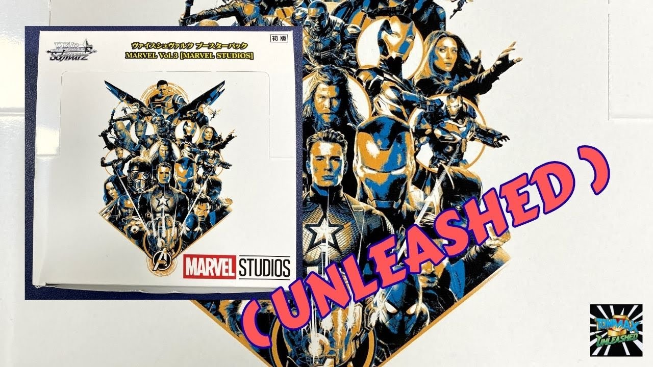 2025 Weiss Schwarz Booster BOX MARVEL Vol 3 Japanese trading card Unbox Unleashed