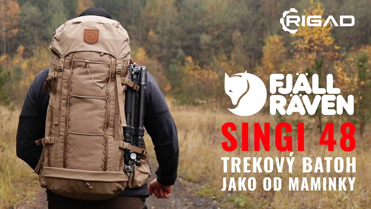 Singi 48 Trekový batoh od Fjällräven® Pohodlný, užitečný a skvěle střižený! RIGAD!