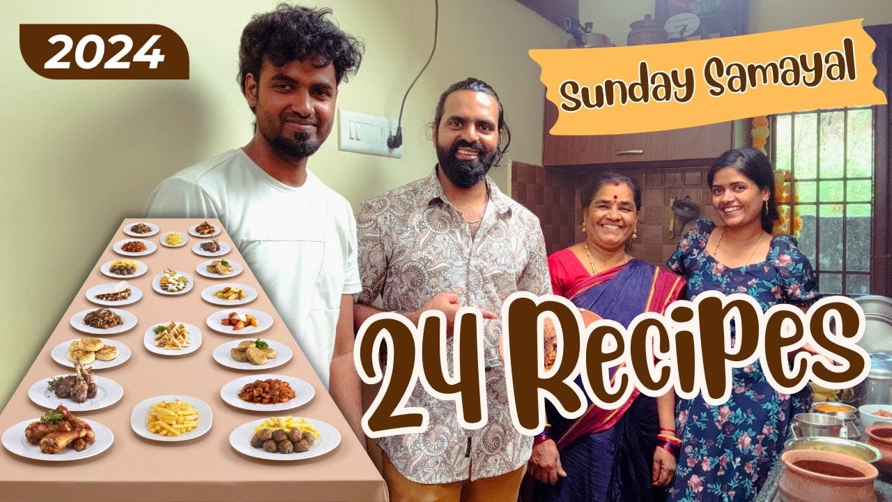 24 RECIPES FOR LUNCH | SUNDAY SAMAYAL READY AH 🍲✨